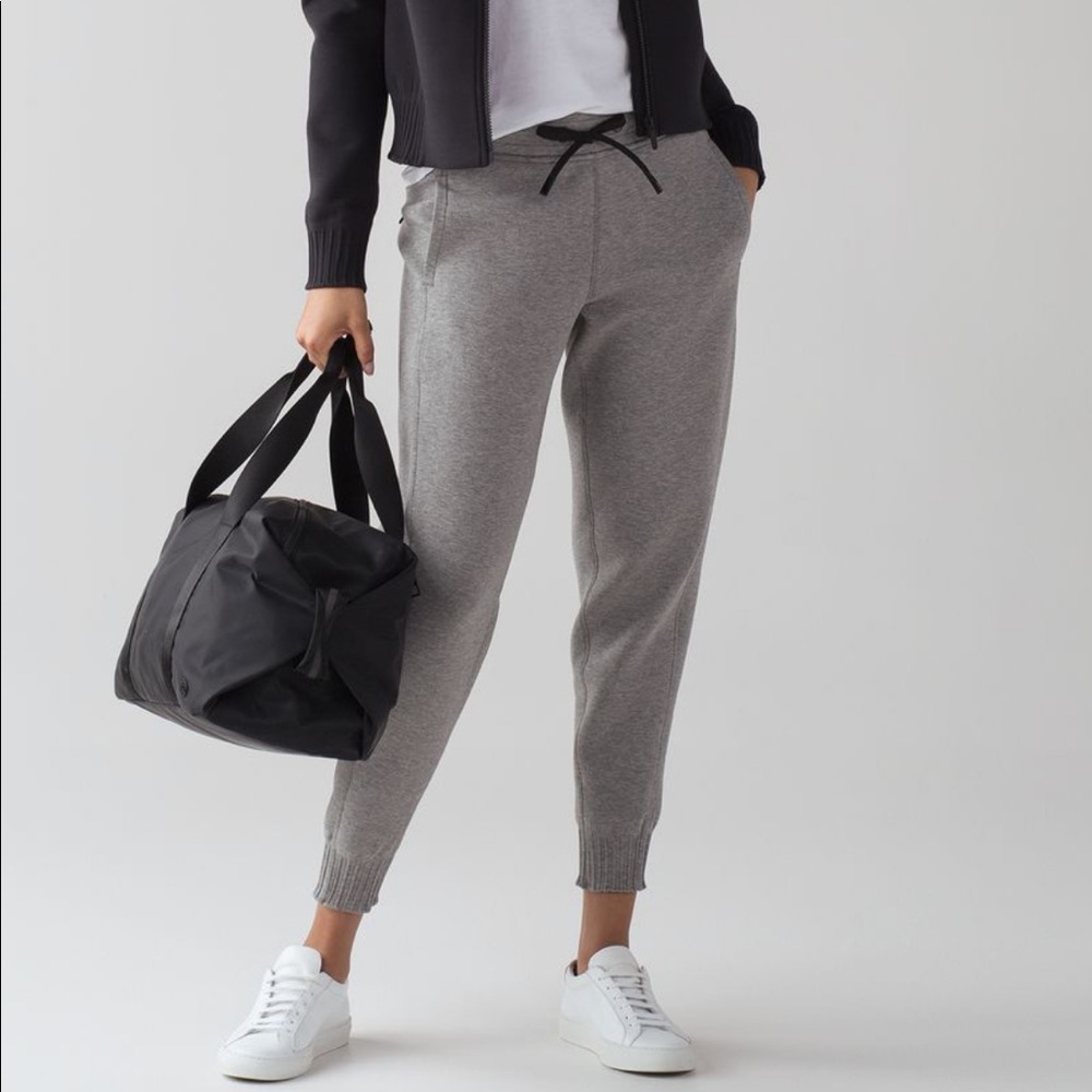 Lululemon grey joggers like new size 4